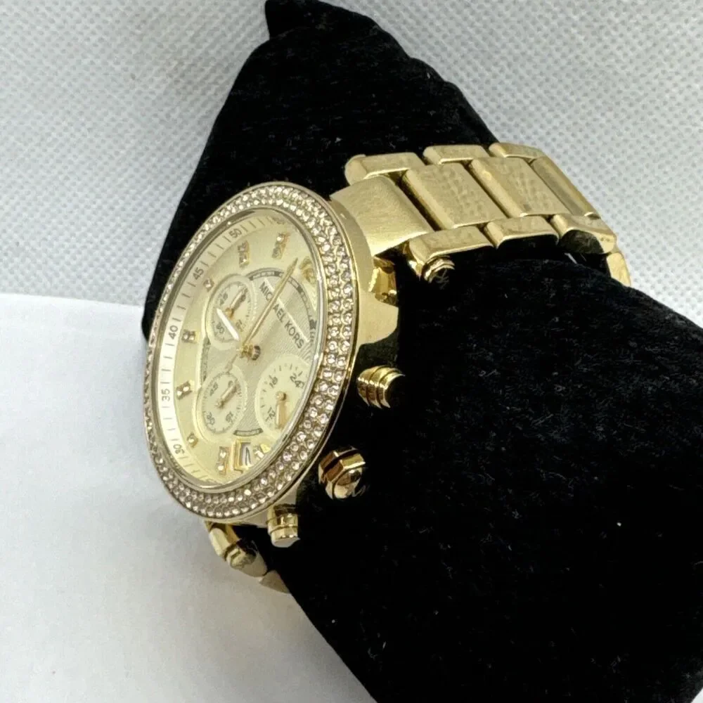Michael Kors Parker MK5354 Women Stainless Steel Analog Dial Quartz Watch JNA405